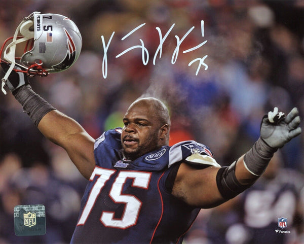 Vince Wilfork New England Patriots Signed 8x10 Photo Patriots Alumni COA