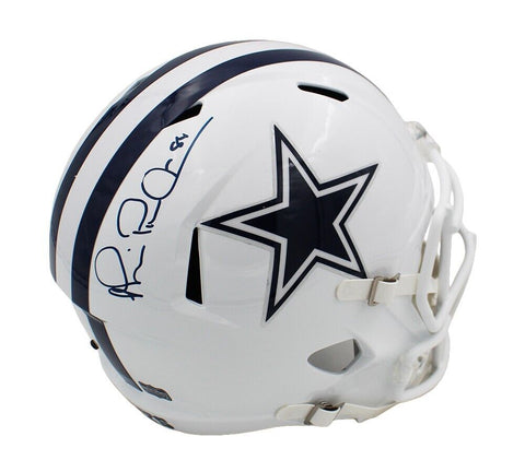 Michael Irvin Signed Dallas Cowboys Speed Full Size Alternate White Helmet