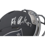 Rob Gronkowski Signed New England Patriots Slate Mini Helmet RAD 46017