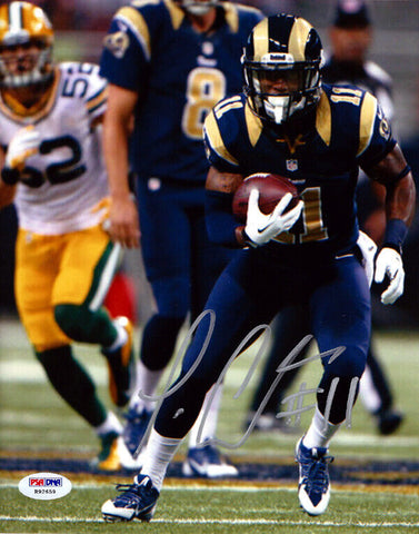 TAVON AUSTIN AUTOGRAPHED SIGNED 8X10 PHOTO LOS ANGELES RAMS PSA/DNA STOCK #74215