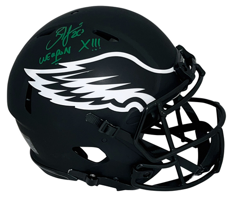 BRIAN DAWKINS SIGNED PHILADELPHIA EAGLES ECLIPSE AUTHENTIC HELMET W/ WEAPON X