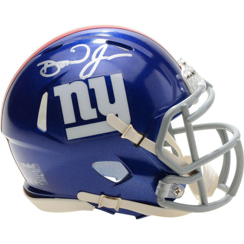 Daniel Jones signed Giants Speed Mini Helmet Rookie Autograph Fanatics COA