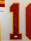 FRAMED KANSAS CITY CHIEFS ISIAH PACHECO AUTOGRAPHED SIGNED JERSEY JSA COA