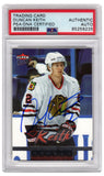 Duncan Keith Signed Blackhawks 2006 Fleer Ultra Rookie Card #211 - (PSA Slabbed)