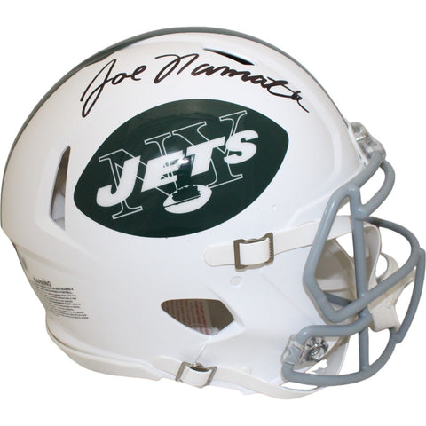 Joe Namath Autographed New York Jets TB 65-77 Authentic Helmet Beckett 48630