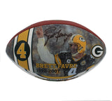 Brett Favre Signed Green Bay Packers Wilson Authentic Limited Edition Football