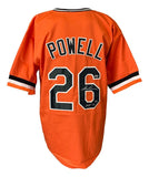 Boog Powell Baltimore Signed Orange Baseball Jersey MVP 70 Insc Sports Integrity