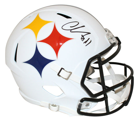 Chase Claypool Autographed Pittsburgh Steelers F/S AMP Helmet BAS 28317