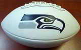 Jermaine Kearse Autographed Seahawks White Logo Football Go Hawks MCS Holo 30282