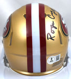 Roger Craig Autographed San Francisco 49ers Speed Mini Helmet - Beckett W Holo