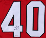 Gabriel Dumont Signed Senators Jersey (Beckett COA) Playing career 2009-present