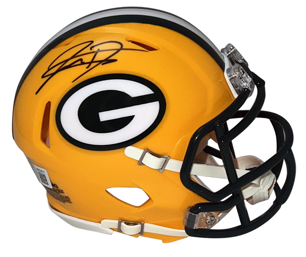 JOSIAH DEGUARA AUTOGRAPHED GREEN BAY PACKERS SPEED MINI HELMET BECKETT