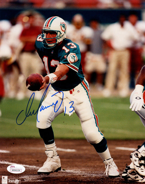 Dan Marino Autographed/Signed Miami Dolphins 8x10 Photo JSA 48534