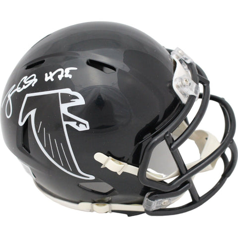 Tony Casillas Signed Atlanta Falcons TB Mini Helmet Beckett 44924