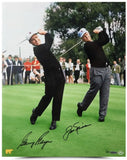 Jack Nicklaus / Gary Player Autographed "Dual w/ Jack" 16" x 20" Photo UDA LE 25