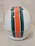 TYREEK HILL SIGNED MIAMI DOLPHINS F/S THROWBACK SPEED REPLICA HELMET BECKETT QR