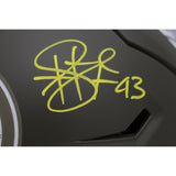 Troy Polamalu Autographed Pittsburgh Steelers 22 Salute SpeedFlex BAS 46484