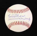 Juan Marichal Signed OML Baseball Inscribed "Dominican Dandy" (Schwartz Sports)