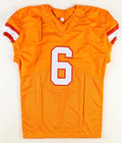 Baker Mayfield Signed Tampa Bay Buccaneers Throwback Creamsicle Jersey (Beckett)