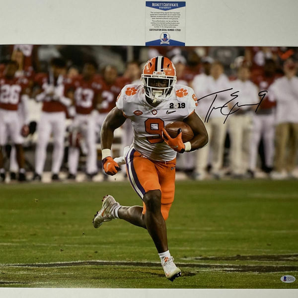 Autographed/Signed TRAVIS ETIENNE JR Clemson Tigers 16x20 Photo Beckett COA #2