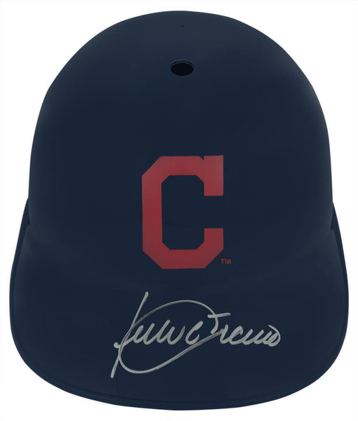 Julio Franco Signed Cleveland Indians Souvenir Replica Batting Helmet - (SS COA)