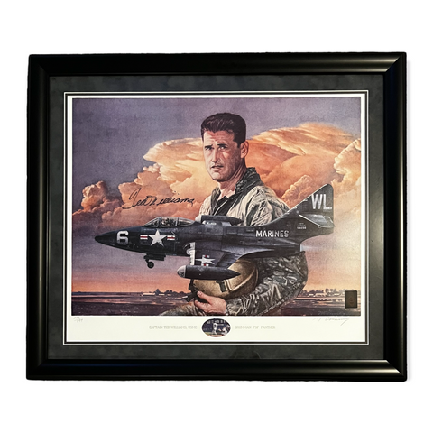 Ted Williams Signed Autographed Photograph LE #398/999 Framed to 26x30 JSA