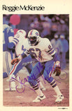 Reggie McKenzie Autographed Buffalo Bills Mini Poster 18/50 Beckett 46131