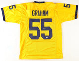 Mason Graham Signed Michigan Wolverines Throwback Jersey (JSA) 2023 CFB Champion