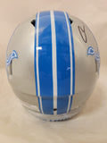 AIDAN HUTCHINSON SIGNED DETROIT LIONS F/S 2024 SPEED REPLICA HELMET BECKETT