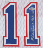 Elvin Hayes Signed Washington Bullets Jersey Inscribed "HOF 90" (Beckett COA)