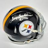 TERRY BRADSHAW AUTOGRAPHED SIGNED PITTSBURGH STEELERS MINI HELMET BECKETT