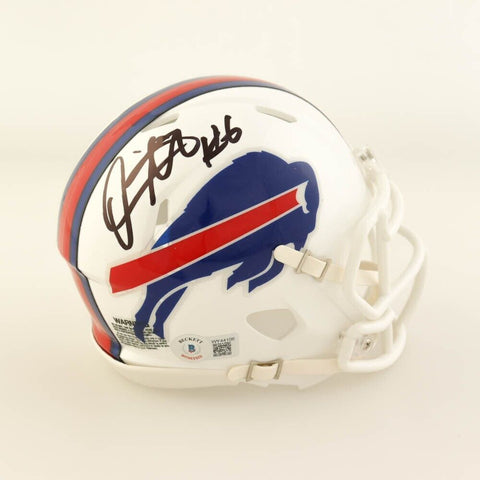 Isaiah McKenzie Signed Buffalo Bills Speed Mini Helmet (Beckett) Starting W.R.