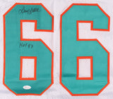 Larry Little Signed Miami Dolphins Stat Jersey Inscribed "HOF 93" (JSA COA)