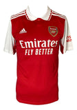 William Saliba Signed Arsenal FC Red Adidas Large Soccer Jersey BAS