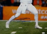 Johnny Manziel Autographed 16x20 Passing In Cotton Bowl Photo W/ HT- JSA W