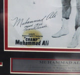 Muhammad Ali Autographed Framed 8x10 Photo Vintage Signature PSA/DNA COA AC05107