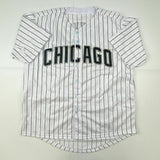 Autographed/Signed AJ A.J. PIERZYNSKI Chicago Pinstripe Baseball Jersey PSA COA