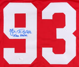 Johan Franzen Signed Detroit Red Wings Jersey Inscribed "The Mule" (JSA COA)