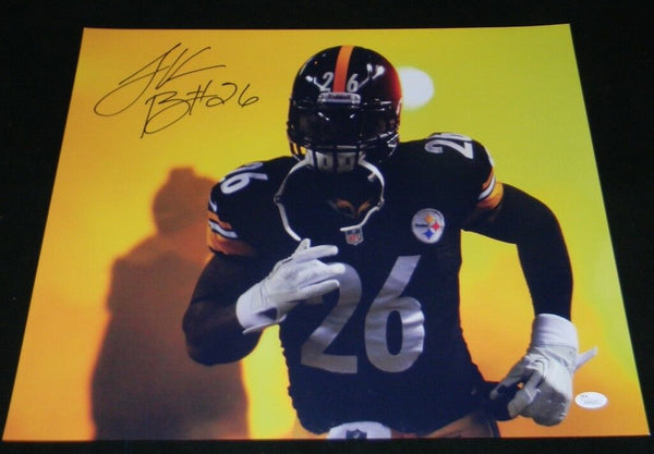 Le'Veon Bell signed w/COA from hot PSA