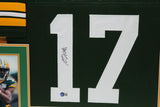 DAVANTE ADAMS (Packers green SKYLINE) Signed Autographed Framed Jersey Beckett