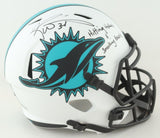 Ricky Williams Signed Dolphins Full-Size Helmet "Hitting Holes & Smoking Bowls"