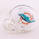 De'Von Achane Signed Dolphins Mini Helmet (Beckett) 2023 3rd Round Pck Texas A&M