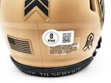 BIJAN ROBINSON AUTOGRAPHED FALCONS SALUTE TO SERVICE MINI HELMET BECKETT 230235