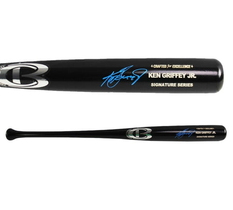 Ken Griffey Jr. Signed Seattle Mariners Cooperstown Signature Series Black Bat