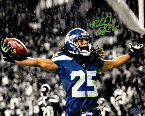 RICHARD SHERMAN AUTOGRAPHED SIGNED 8X10 PHOTO SEATTLE SEAHAWKS RS HOLO 76087