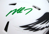 Michael Vick Autographed Eagles Lunar Speed Mini Helmet- JSA W Auth *Green