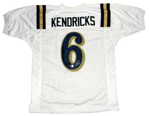 ERIC KENDRICKS SIGNED AUTOGRAPHED UCLA BRUINS #6 WHITE JERSEY COA