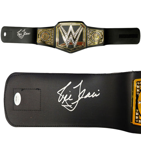 RIC FLAIR AUTOGRAPHED SIGNED WWE REPLICA BELT JSA STOCK #228774