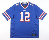 Jim Kelly Signed Buffalo Bills Nike Replica Jersey (Dave & Adams Holo) HOF Q.B.