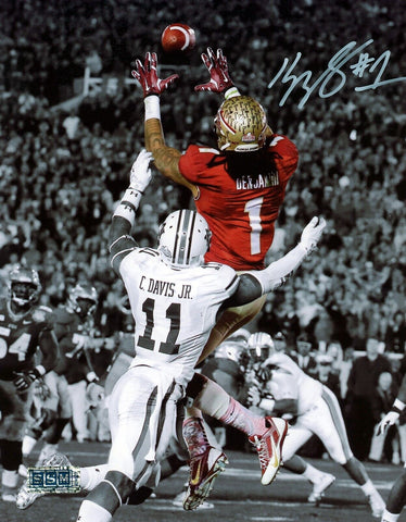 KELVIN BENJAMIN AUTOGRAPHED FLORIDA STATE SEMINOLES 8x10 SPOTLIGHT PHOTO